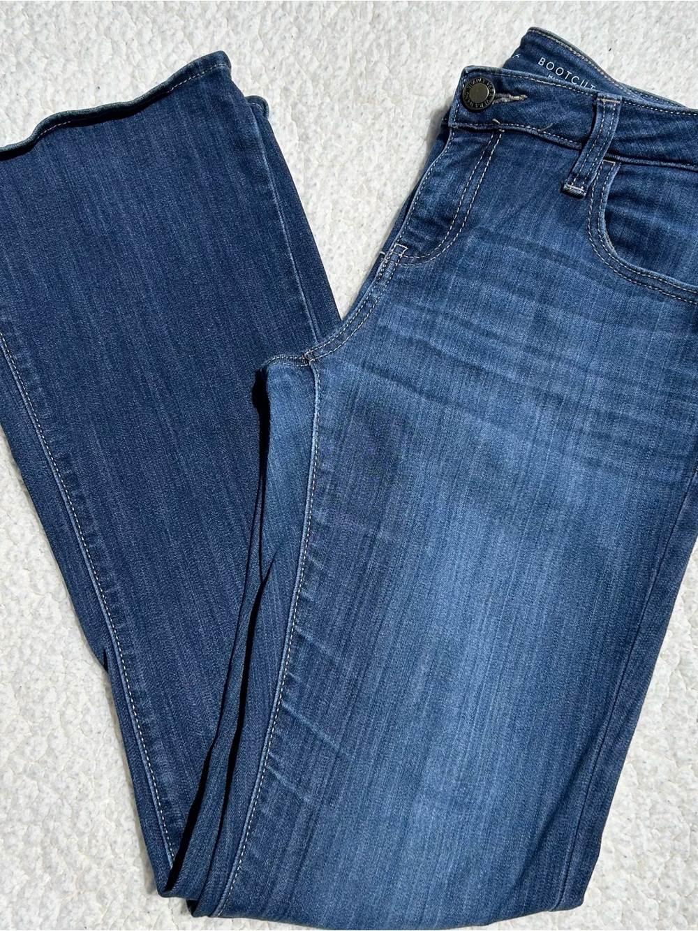 Simply Vera Wang Bootcut Mid Rise Jeans